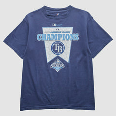 Blue Tampa Bay Rays Majestic 2008 T-Shirt
