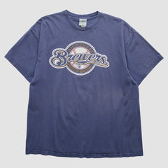 Navy Milwaukee Brewers 2000s T-Shirt
