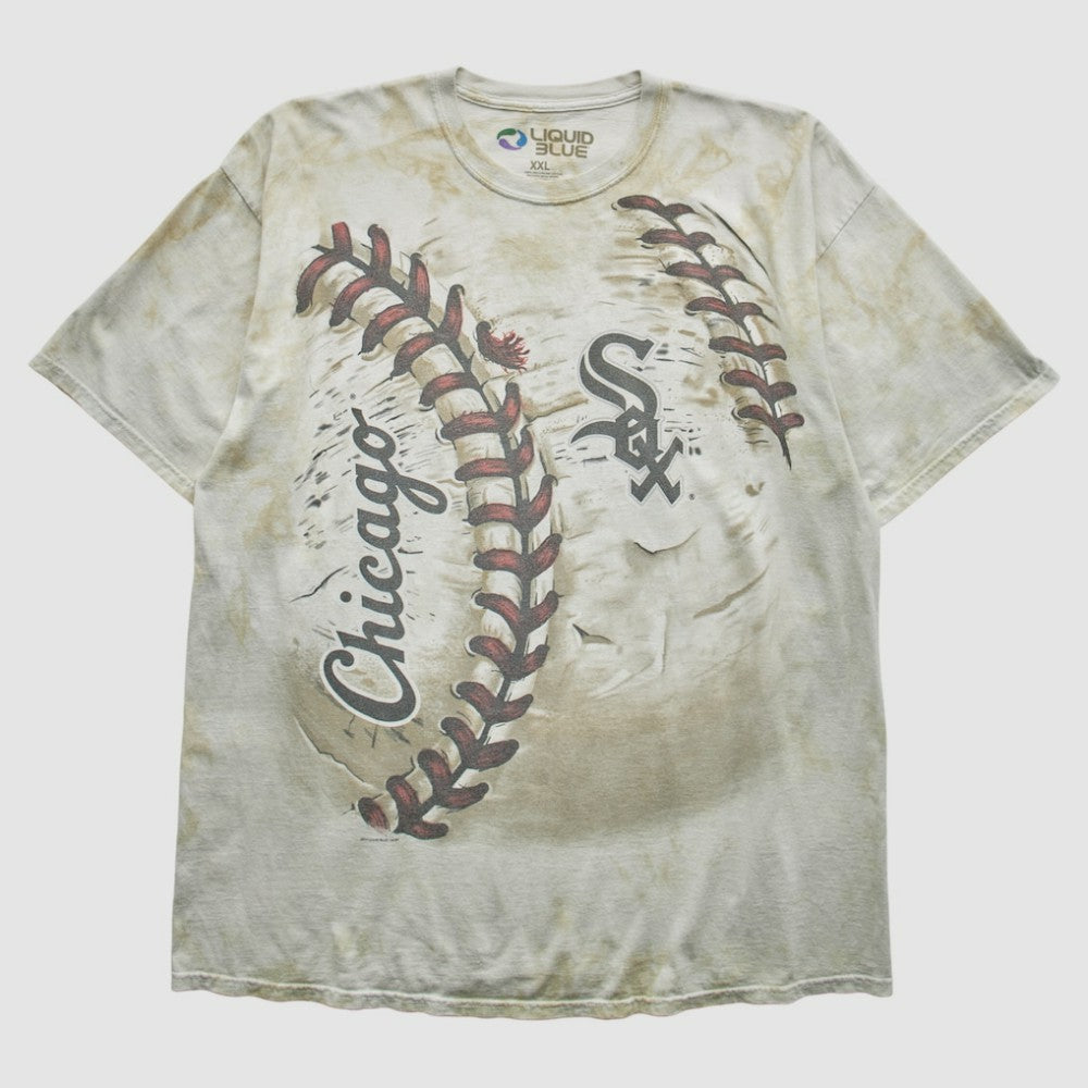 Beige Chicago White Sox Liquid Blue 2014 T-Shirt
