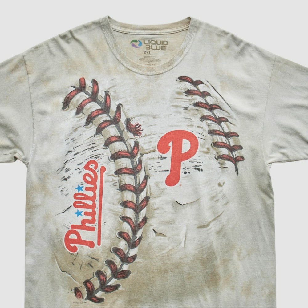 Beige Philadelphia Phillies Liquid Blue 2014 T-Shirt
