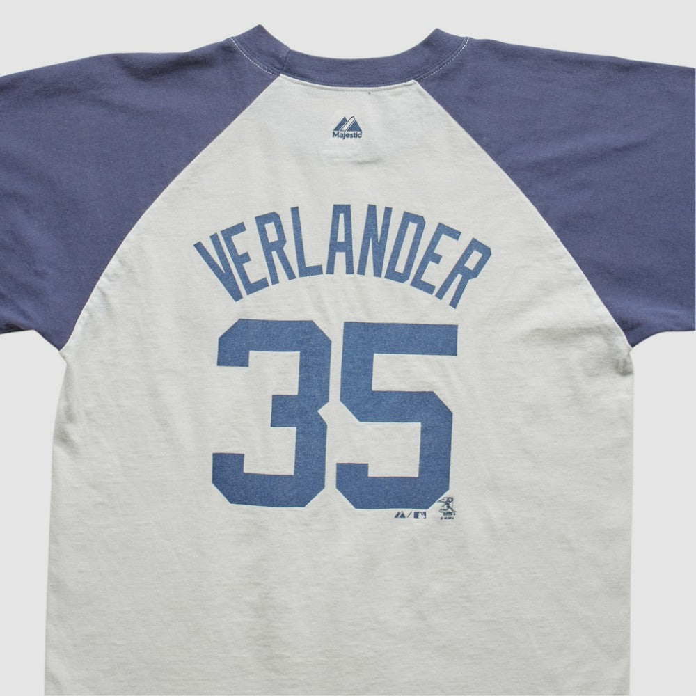White Detroit Tigers Majestic 2000s T-Shirt