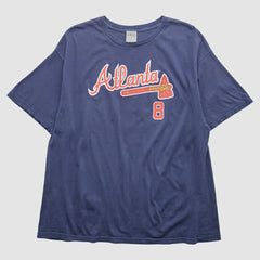 Navy Atlanta Braves 2000s T-Shirt