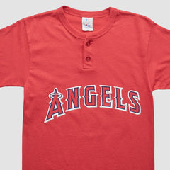 Red Los Angeles Angels Majestic 90s T-Shirt