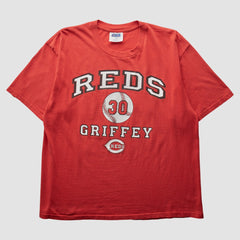 Red Cincinnati Reds CSA 2000s T-Shirt