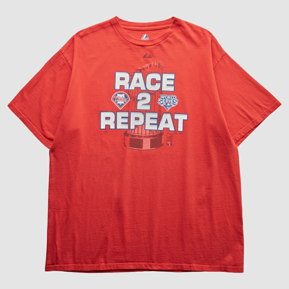 Red Philadelphia Phillies Majestic 2009 T-Shirt