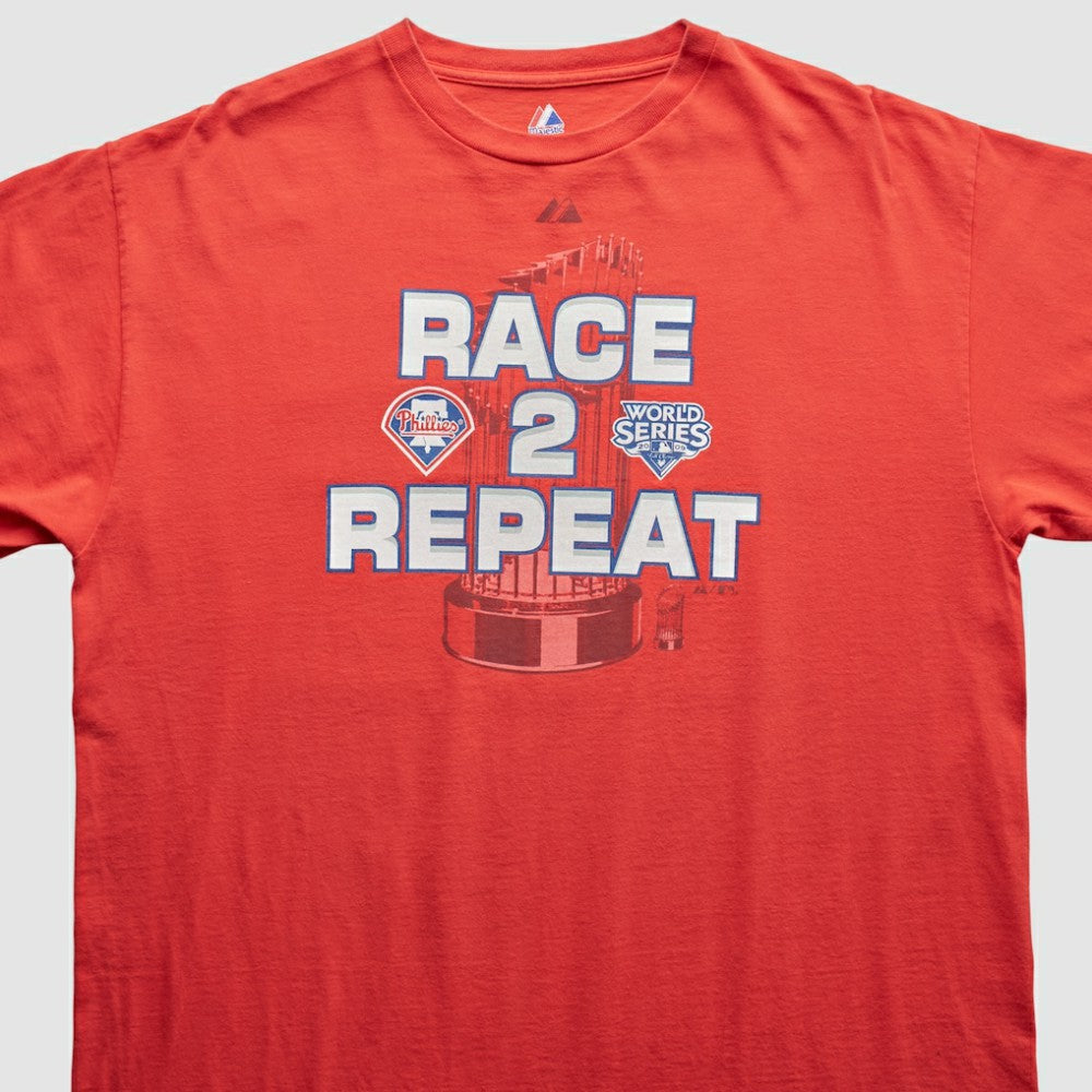 Red Philadelphia Phillies Majestic 2009 T-Shirt