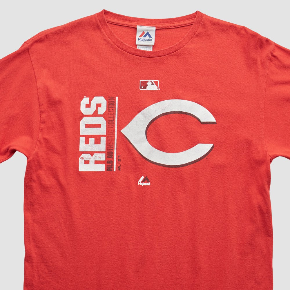 Red Cincinnati Reds Majestic 2000s T-Shirt