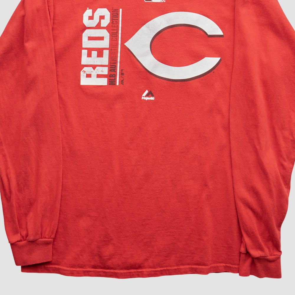 Red Cincinnati Reds Majestic 2000s T-Shirt