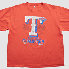 Orange Texas Rangers Majestic 2011 T-Shirt