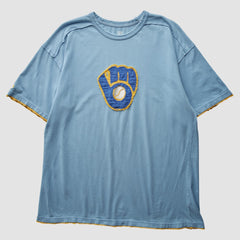 Light Blue Milwaukee Brewers 2000s T-Shirt
