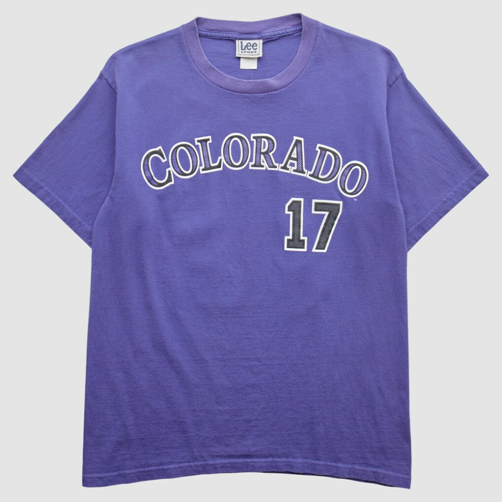 Purple Colorado Rockies Lee Apparel 2002 T-Shirt