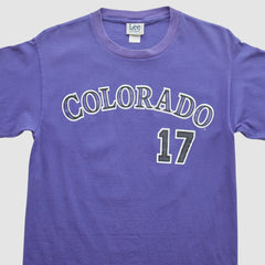 Purple Colorado Rockies Lee Apparel 2002 T-Shirt