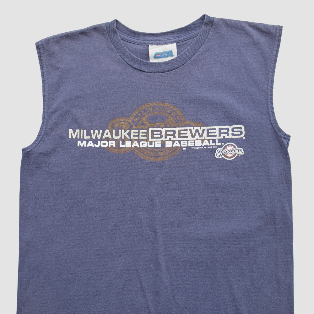 Blue Milwaukee Brewers 2005 Tank