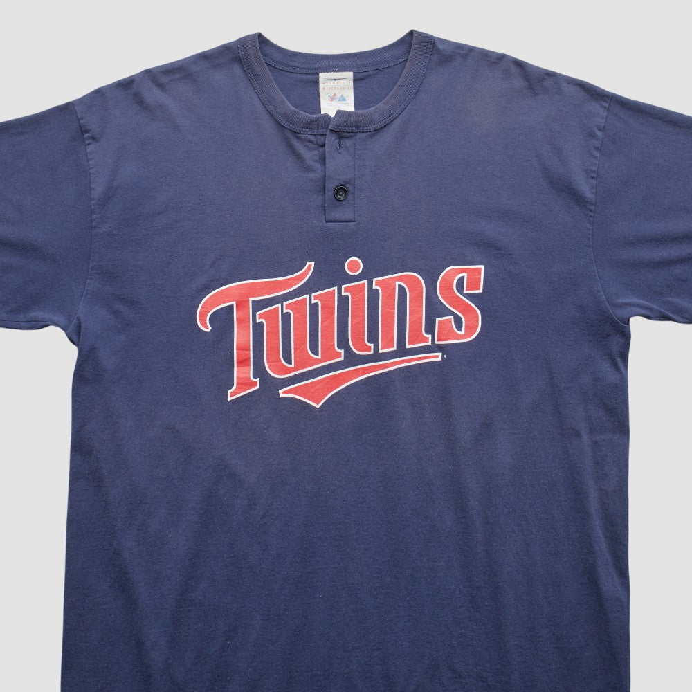 Navy Minnesota Twins Majestic 2000s T-Shirt