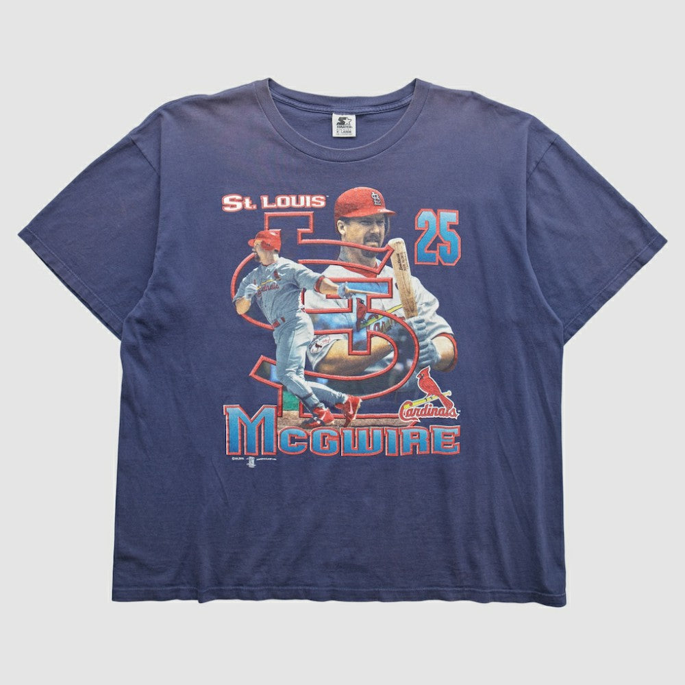 Navy St. Louis Cardinals Starter 1996 T-Shirt