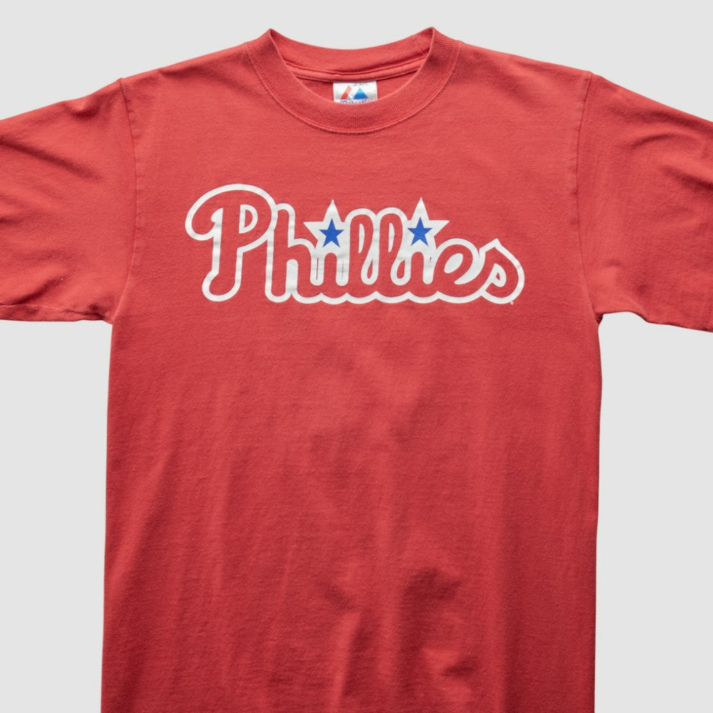 Red Philadelphia Phillies Majestic 2000s T-Shirt