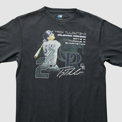 Black Colorado Rockies 2010s T-Shirt