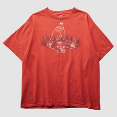 Red Boston Red Sox Majestic 2000s T-Shirt