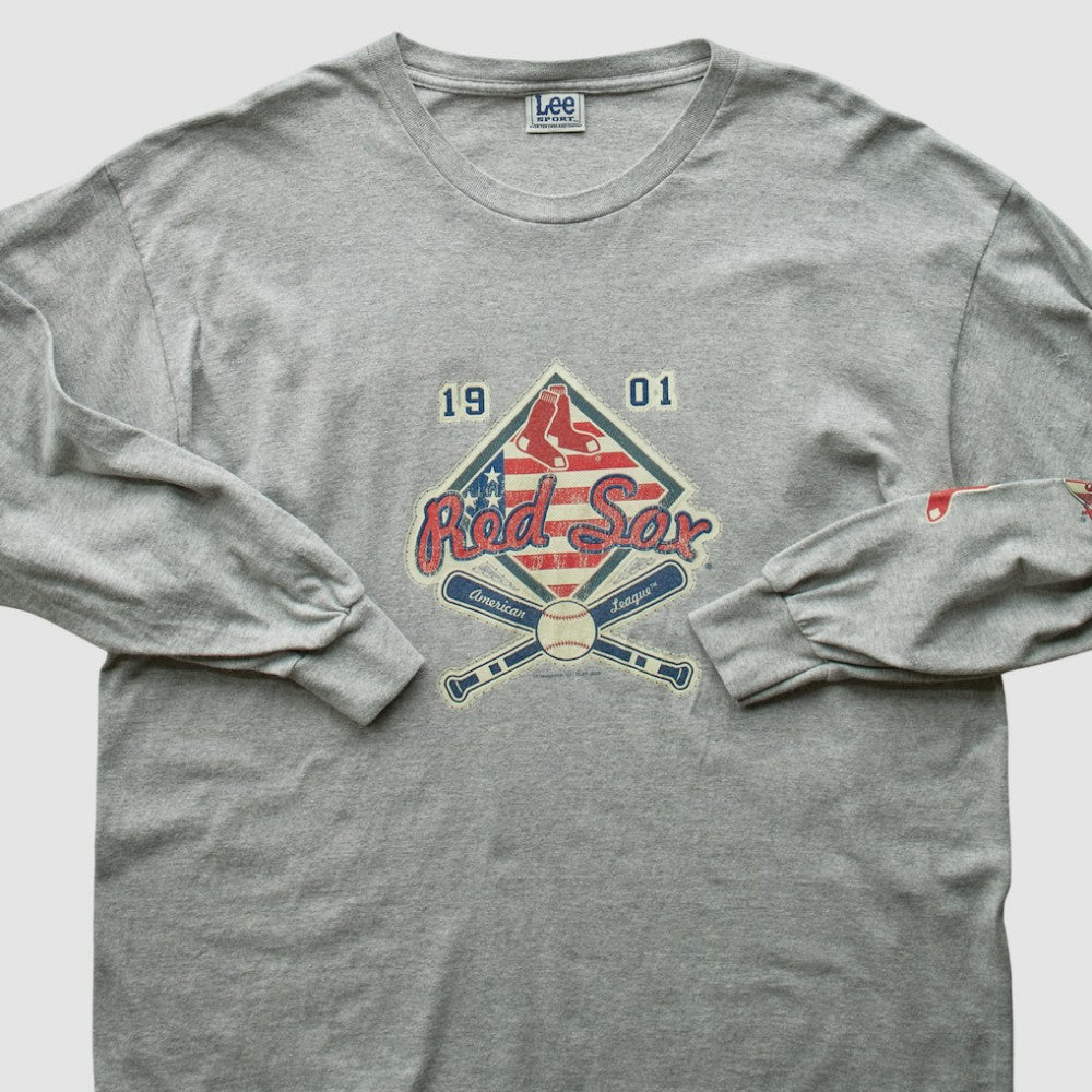Gray Boston Red Sox Lee Apparel 2004 Long Sleeve T-Shirt