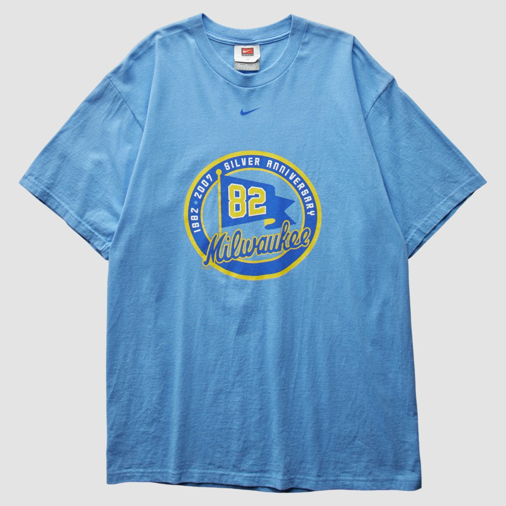 Light Blue Milwaukee Brewers Nike 2007 T-Shirt