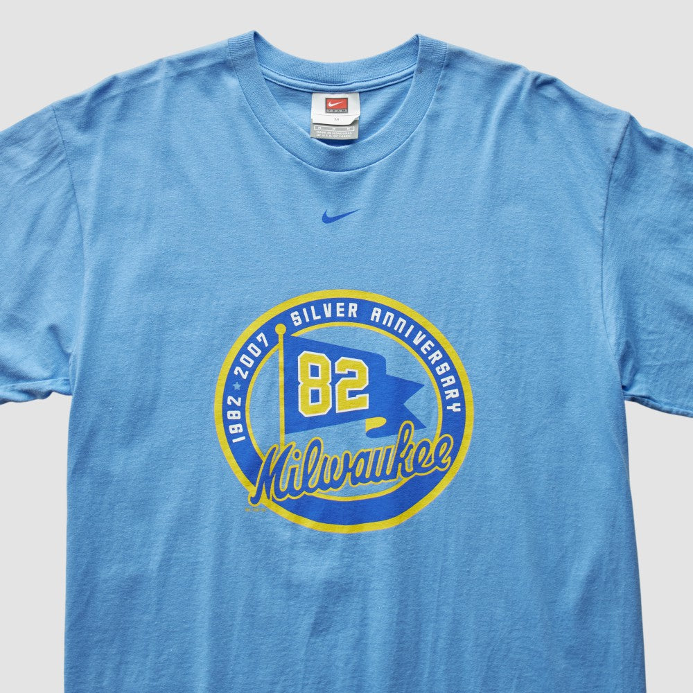 Light Blue Milwaukee Brewers Nike 2007 T-Shirt