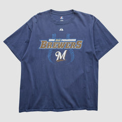 Navy Milwaukee Brewers 2008 T-Shirt