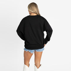 Gameday Couture Women's Oversized Everyday Star Long Sleeve T-Shirt - Las Vegas Raiders T-shirts