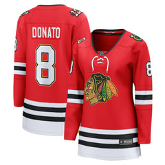 NHL Ryan Donato Chicago Blackhawks Fanatics Women's Centennial Breakaway Player Jersey