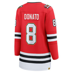 NHL Ryan Donato Chicago Blackhawks Fanatics Women's Centennial Breakaway Player Jersey