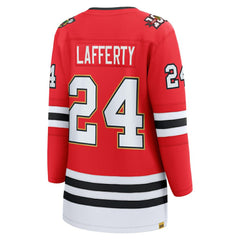 NHL Sam Lafferty Chicago Blackhawks Fanatics Women's Centennial Breakaway Player Jersey