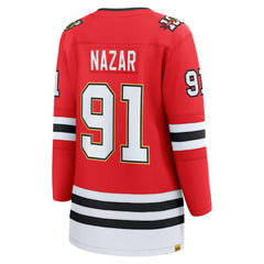 NHL Frank Nazar Chicago Blackhawks Fanatics Women's Centennial Breakaway Player Jersey