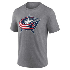 NHL Columbus Blue Jackets Heritage Custom Tri-Blend T-Shirt