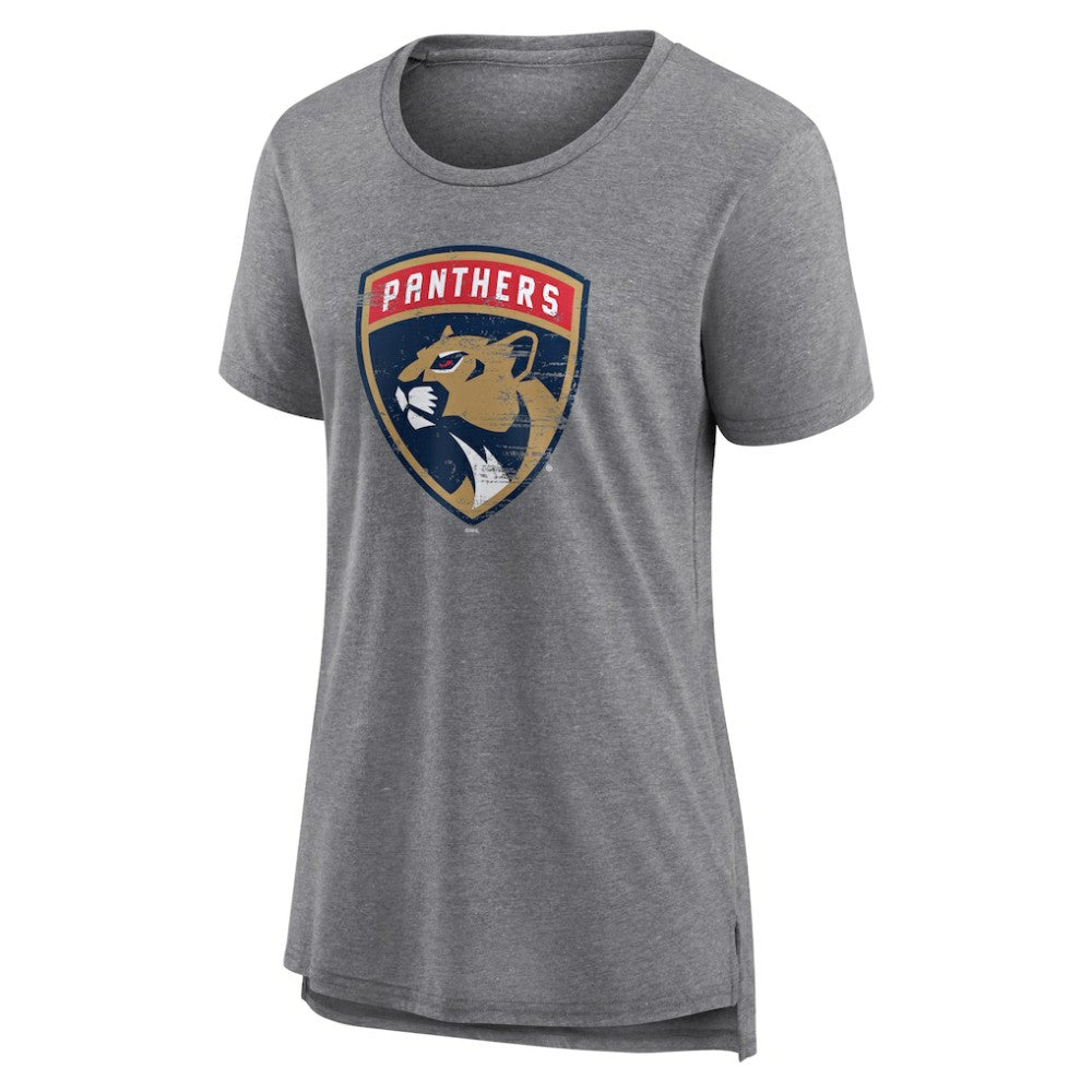 NHL Florida Panthers Women's Heritage Custom Tri-Blend T-Shirt