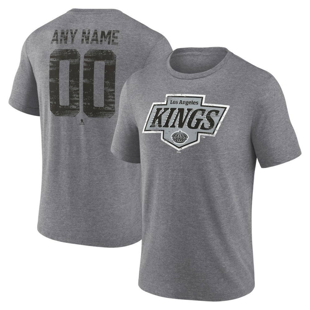 NHL Los Angeles Kings Heritage Custom Tri-Blend T-Shirt