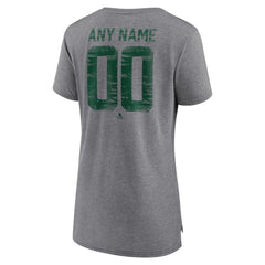NHL Minnesota Wild Women's Heritage Custom Tri-Blend T-Shirt
