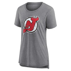 NHL New Jersey Devils Women's Heritage Custom Tri-Blend T-Shirt