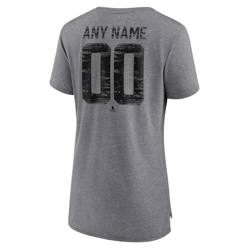 NHL Ottawa Senators Women's Heritage Custom Tri-Blend T-Shirt