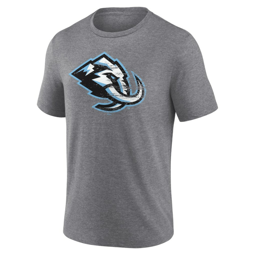 NHL Utah Mammoth Heritage Custom Tri-Blend T-Shirt