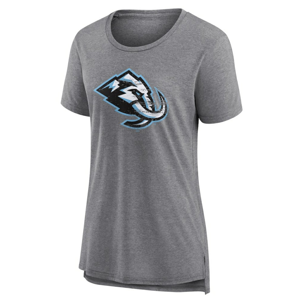 NHL Utah Mammoth Women's Heritage Custom Tri-Blend T-Shirt