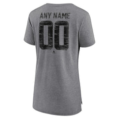 NHL Vegas Golden Knights Women's Heritage Custom Tri-Blend T-Shirt