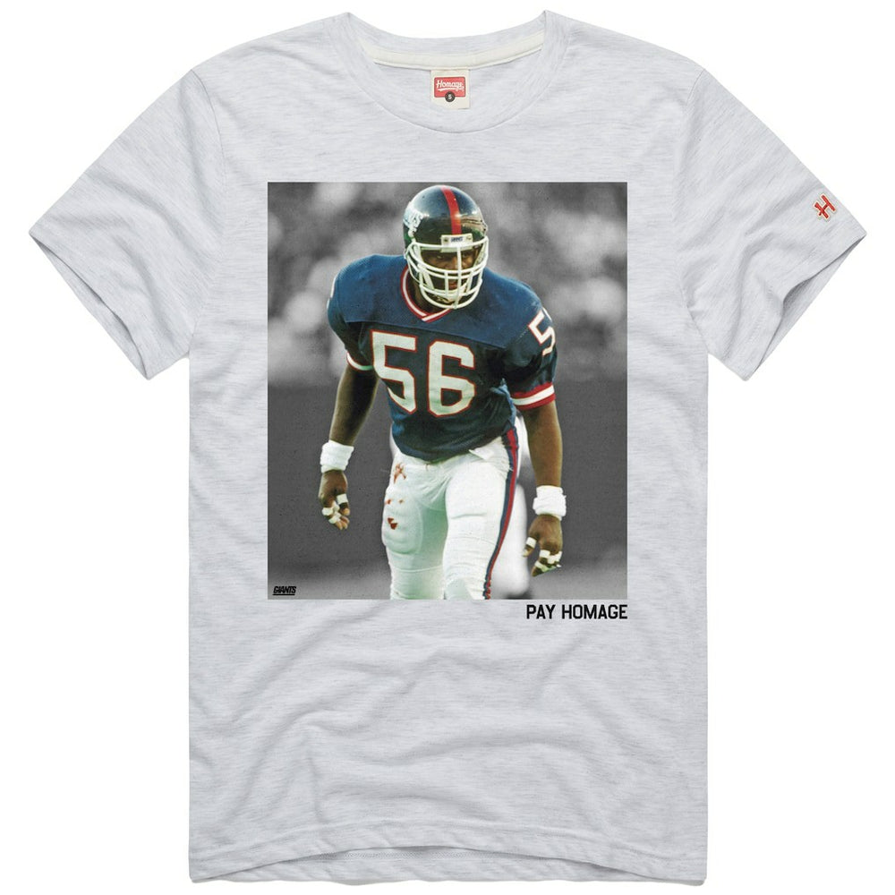 Lawrence Taylor  Homage Unisex Pay Homage Tri-Blend T-Shirt - New York Giants T-shirts