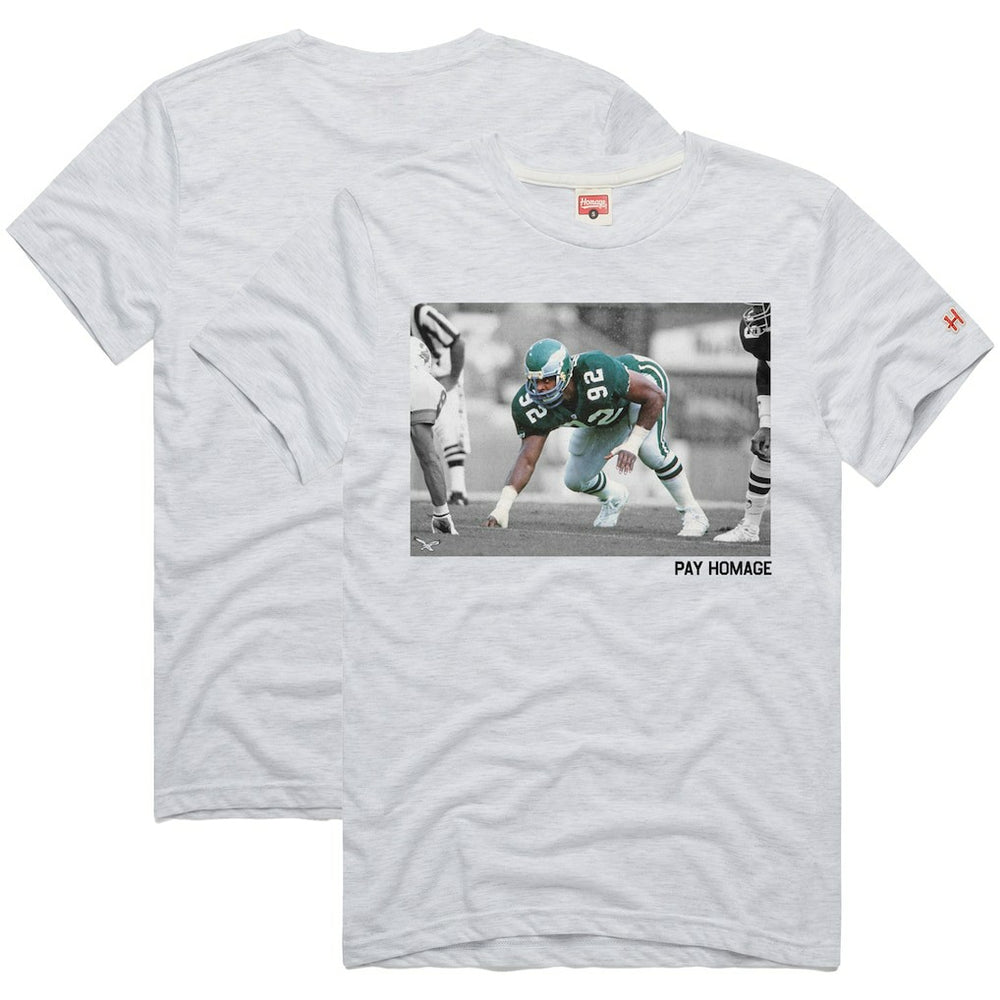 Reggie White  Homage Unisex Pay Homage Tri-Blend T-Shirt - Philadelphia Eagles T-shirts