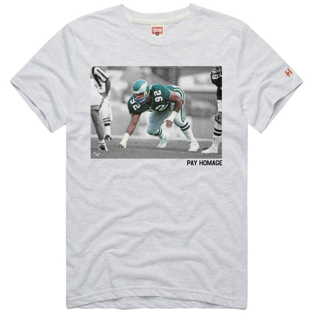 Reggie White  Homage Unisex Pay Homage Tri-Blend T-Shirt - Philadelphia Eagles T-shirts