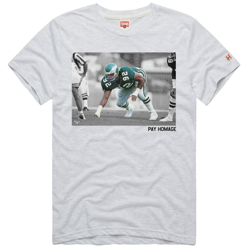 Reggie White  Homage Unisex Pay Homage Tri-Blend T-Shirt - Philadelphia Eagles T-shirts