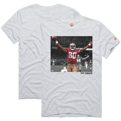 Jerry Rice  Homage Unisex Pay Homage Tri-Blend T-Shirt - San Francisco 49ers T-shirts