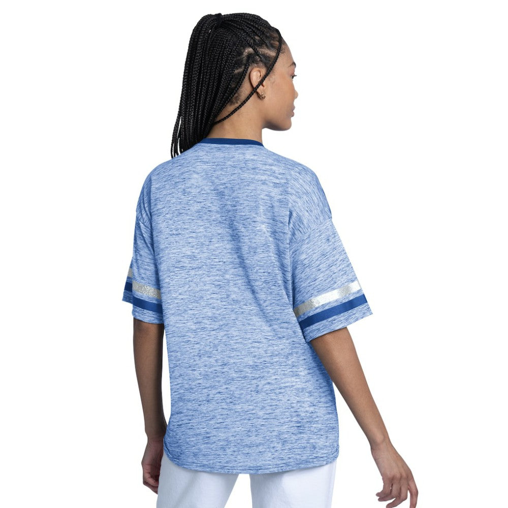 Royal Los Angeles Dodgers G-III 4Her by Carl Banks Women's Off-Season Oversized Top
