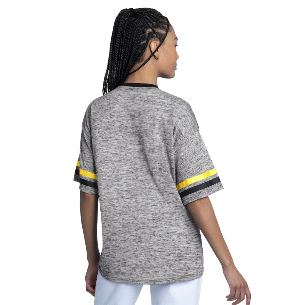 Black Pittsburgh Pirates G-III 4Her by Carl Banks Women's Off-Season Oversized Top