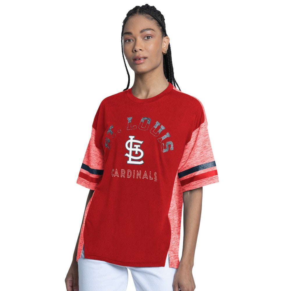 Red St. Louis Cardinals G-III 4Her by Carl Banks Women's Off-Season Oversized Top
