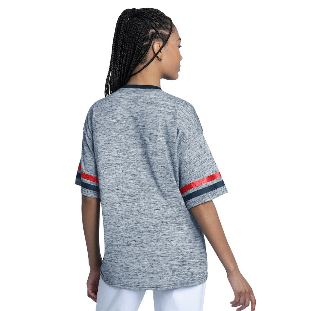 Navy Boston Red Sox G-III 4Her by Carl Banks Women's Off-Season Oversized Top