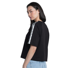 Black Detroit Tigers G-III 4Her by Carl Banks Women's Classic Play Cropped T-Shirt